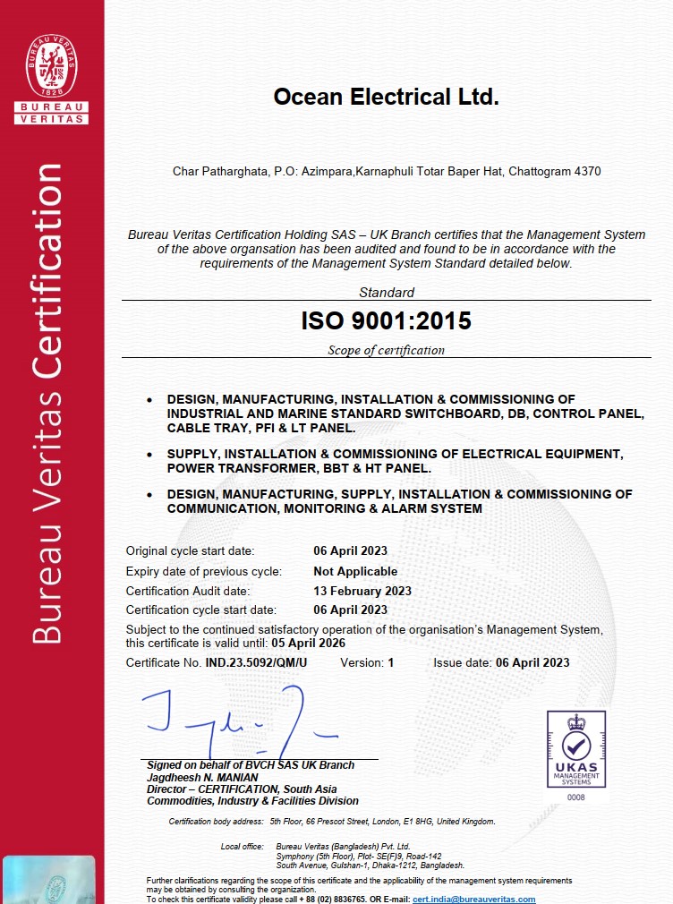 ISO Certificate